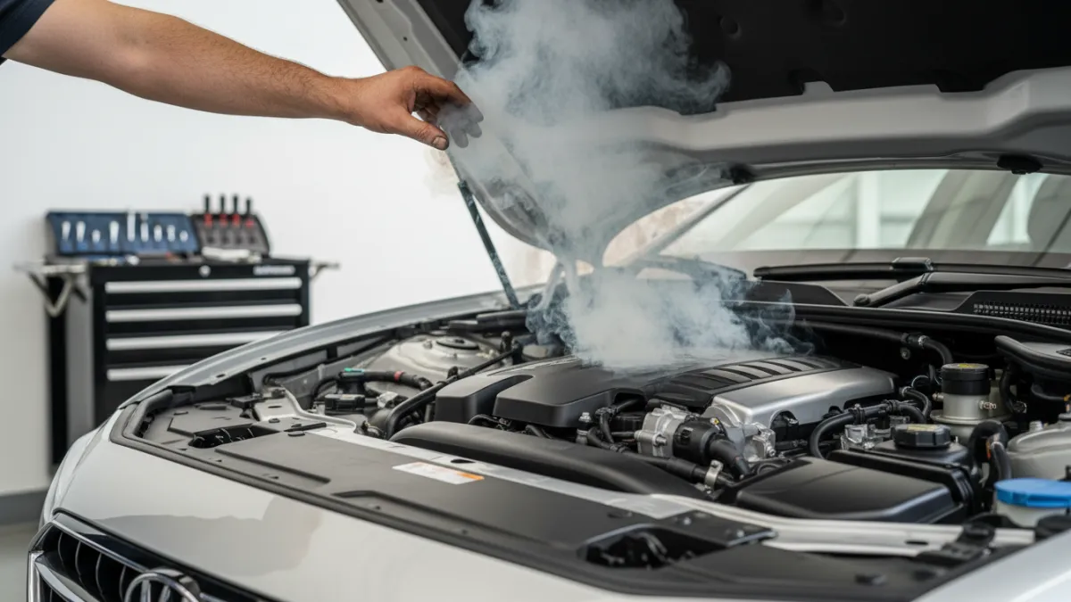 Voiture qui fume blanc : causes, risques et solutions