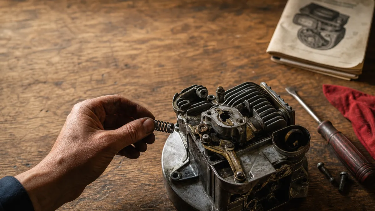 Montage du ressort régulateur Briggs et Stratton : le guide
